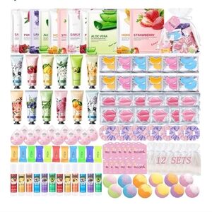 132 Pcs Spa Party Supplies